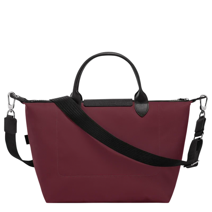 Longchamp Le Pliage Energy L Bag Burgundy — side view