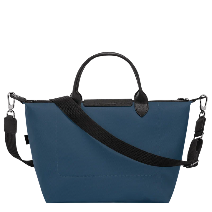 Longchamp Le Pliage Energy L Bag Ink Blue — side view
