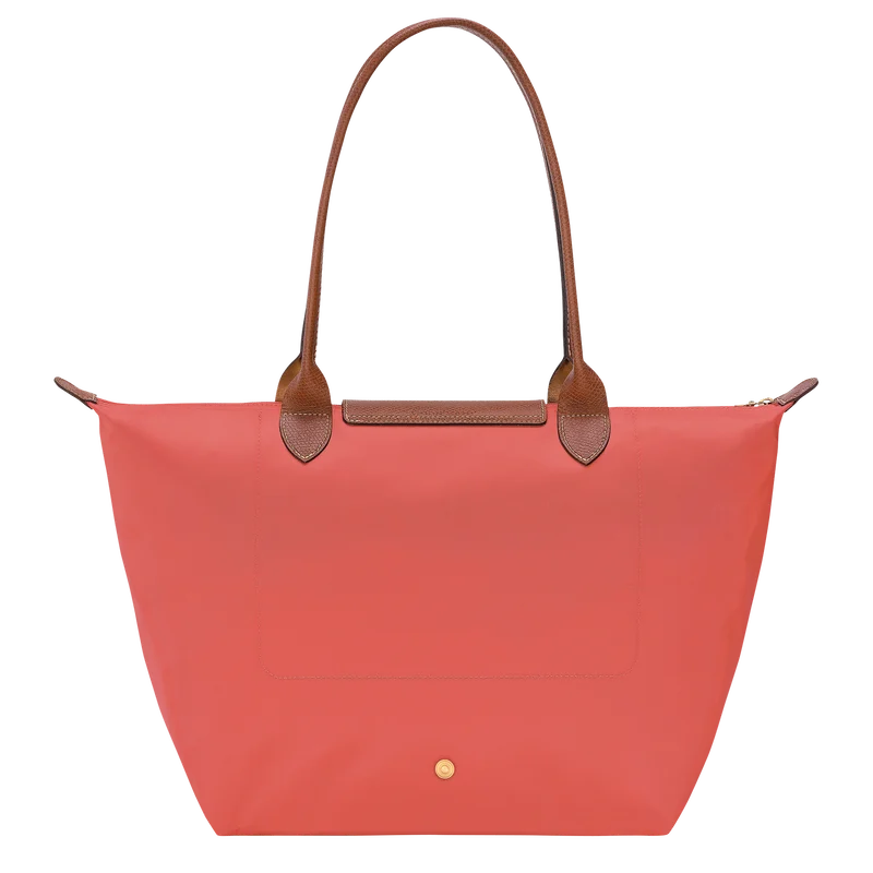 Longchamp Le Pliage Large Tote Bag Brick Terracotta Back View