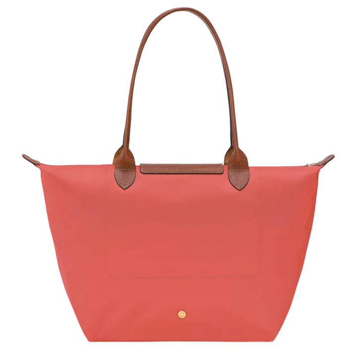 Longchamp Le Pliage Large Tote Bag Brick Terracotta Back View