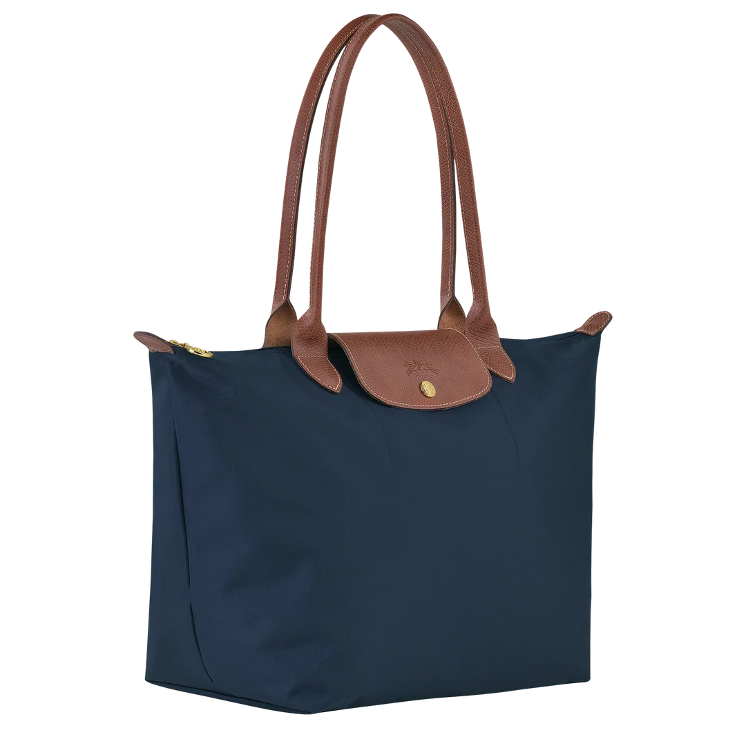 Longchamp Le Pliage Large tote bag Navy side view