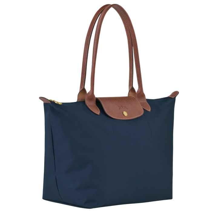 Longchamp Le Pliage Large tote bag Navy side view