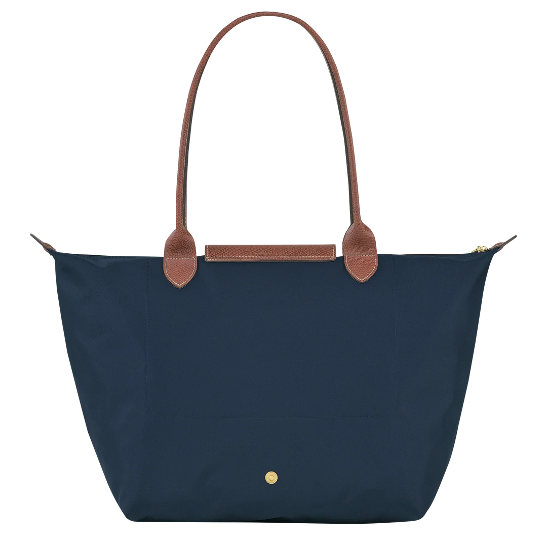 Longchamp Le Pliage Large tote bag Navy detail