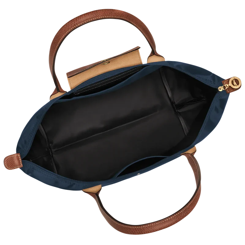Longchamp Le Pliage Large Tote Bag Navy Blue Interior Detail