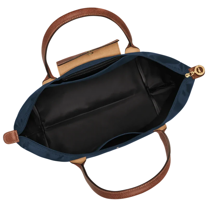 Longchamp Le Pliage Large Tote Bag Navy Blue Interior Detail