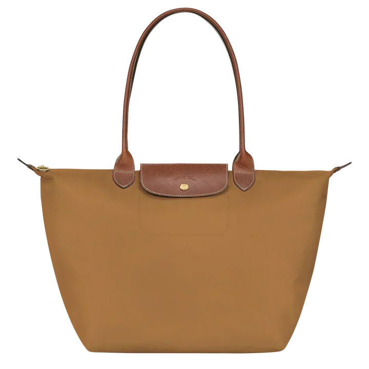 Longchamp Le Pliage Large Tote Fawn Camel front view