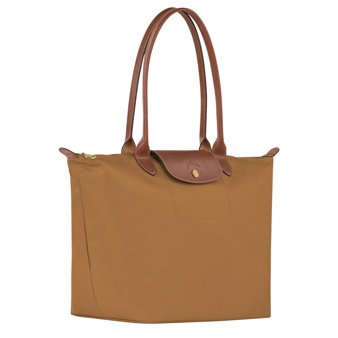 Longchamp Le Pliage Large tote bag Fawn side view