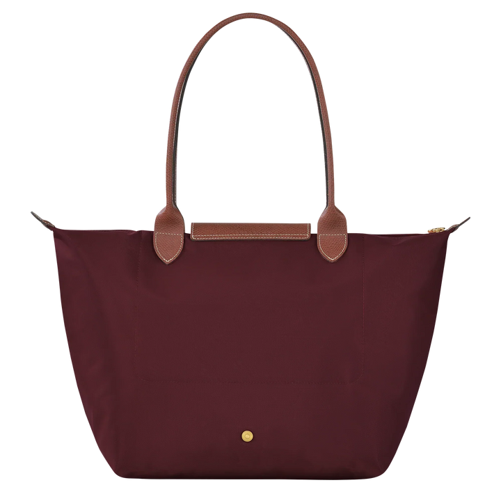 Longchamp Le Pliage Large tote bag Burgundy detail