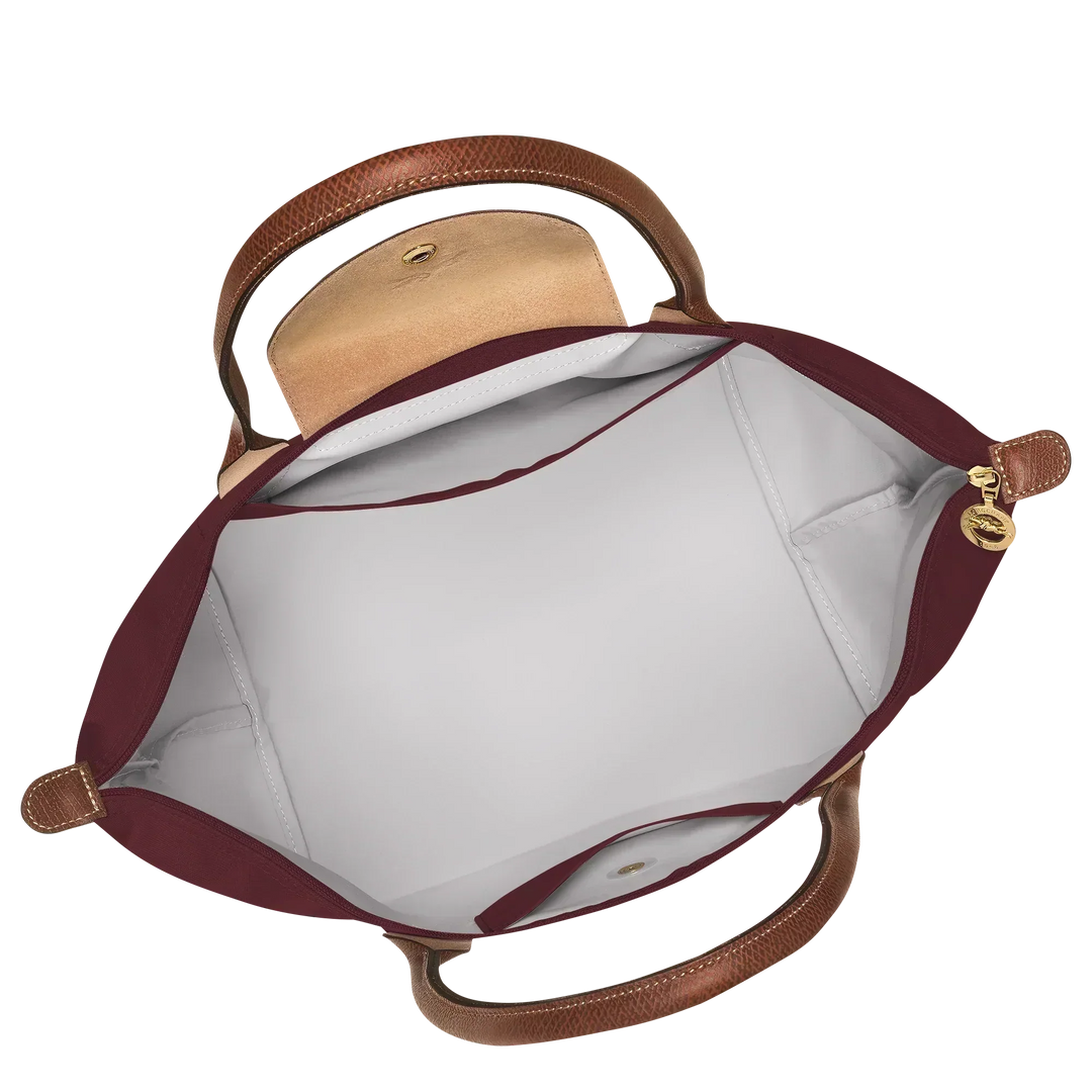 Longchamp Le Pliage Large tote bag Burgundy open interior