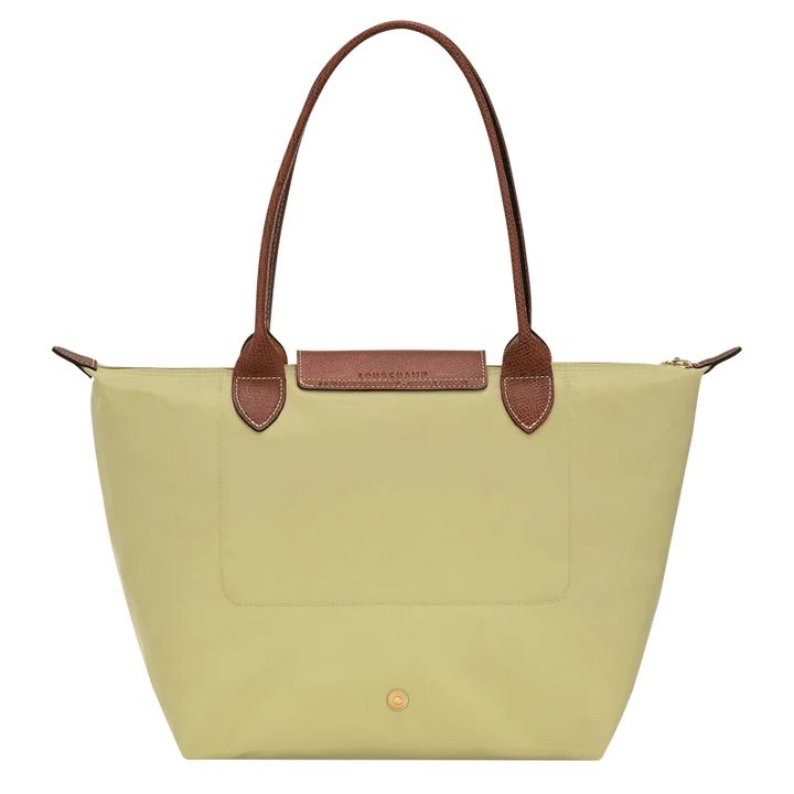 Longchamp Le Pliage Medium Tote Bag Pistachio Green Back View