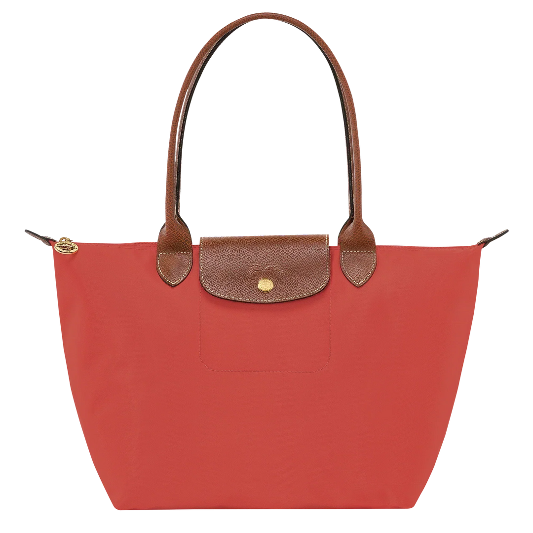 Longchamp Le Pliage Medium Tote Bag - Tomato