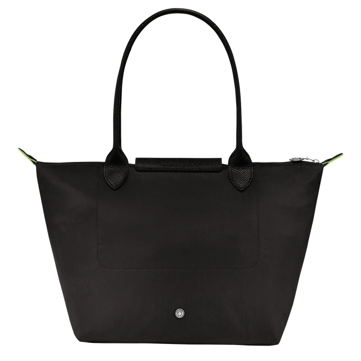 Longchamp Le Pliage Medium Tote Bag - Black Recycled Canvas
