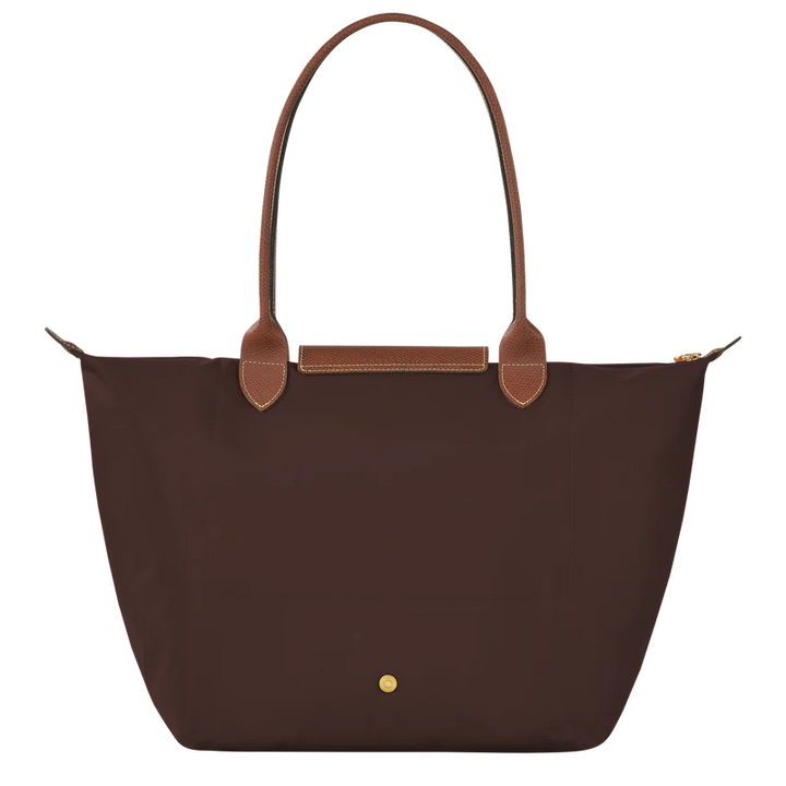 Longchamp Le Pliage Large Tote Bag Ebony Dark Brown Shoulder Bag