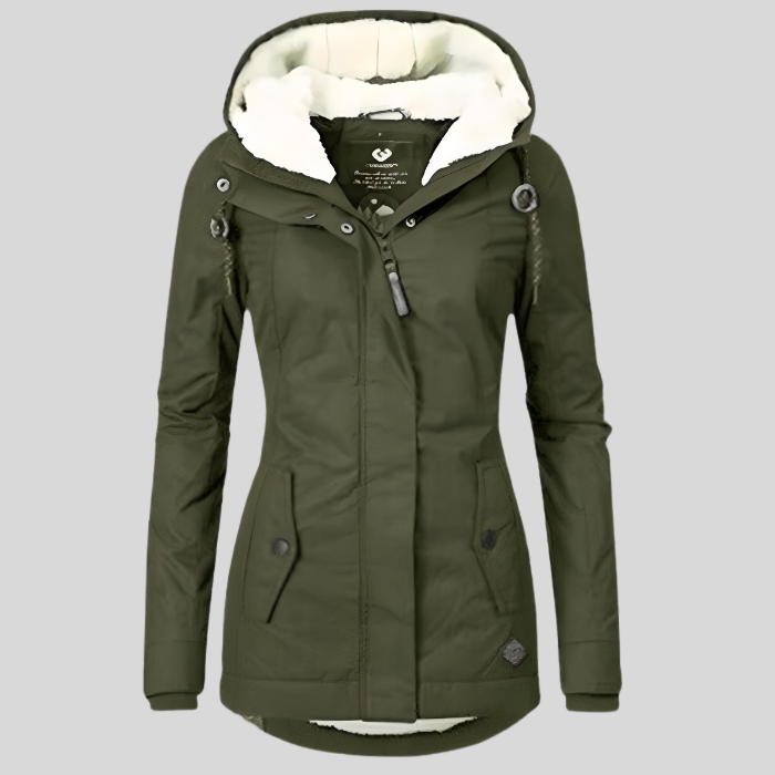 Erisca | Hooded Long Coat