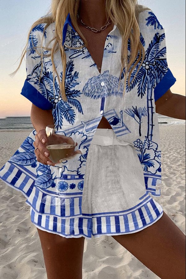 Alexa Summer Shorts Set — front view