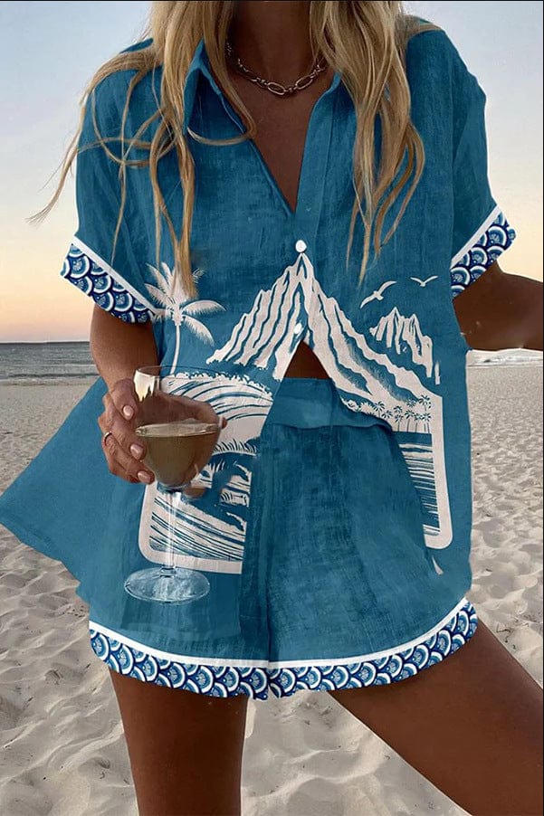 Sabrina Summer Shorts Set — front view