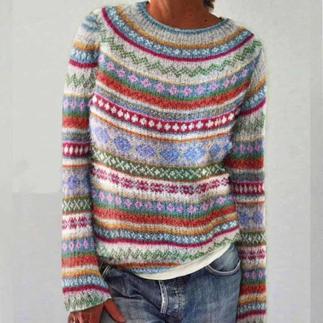 Olivia Cozy Retro Sweater — alternate view