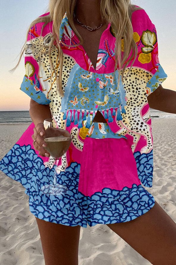 Keyla Summer Shorts Set — front view