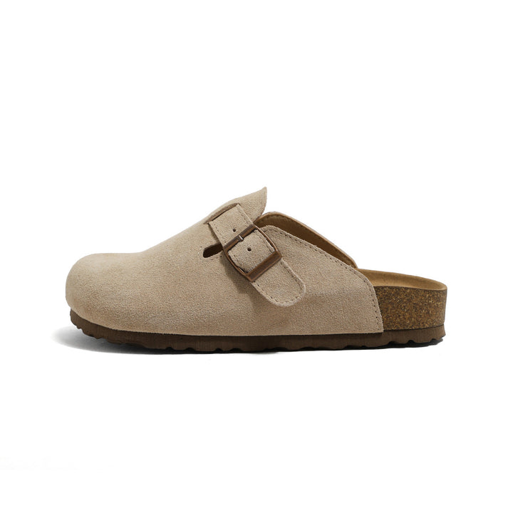 Marianne - Leather Slip-on Clogs