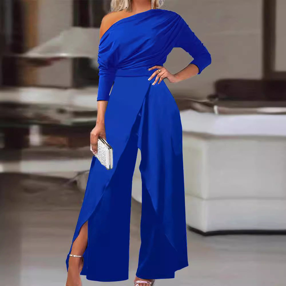 Leilani Elegant Jumpsuit — back view