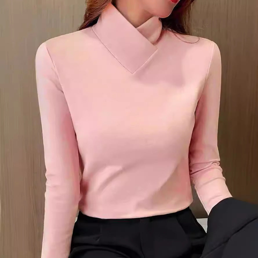 Harper Elegant Soft Turtleneck Sweater — detail view