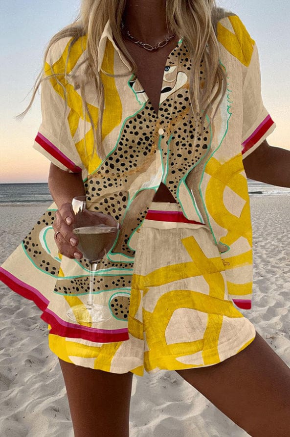 Analia Summer Shorts Set — front view
