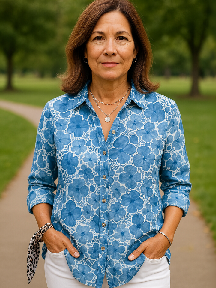Effortless Elegance Shirt — styled shot