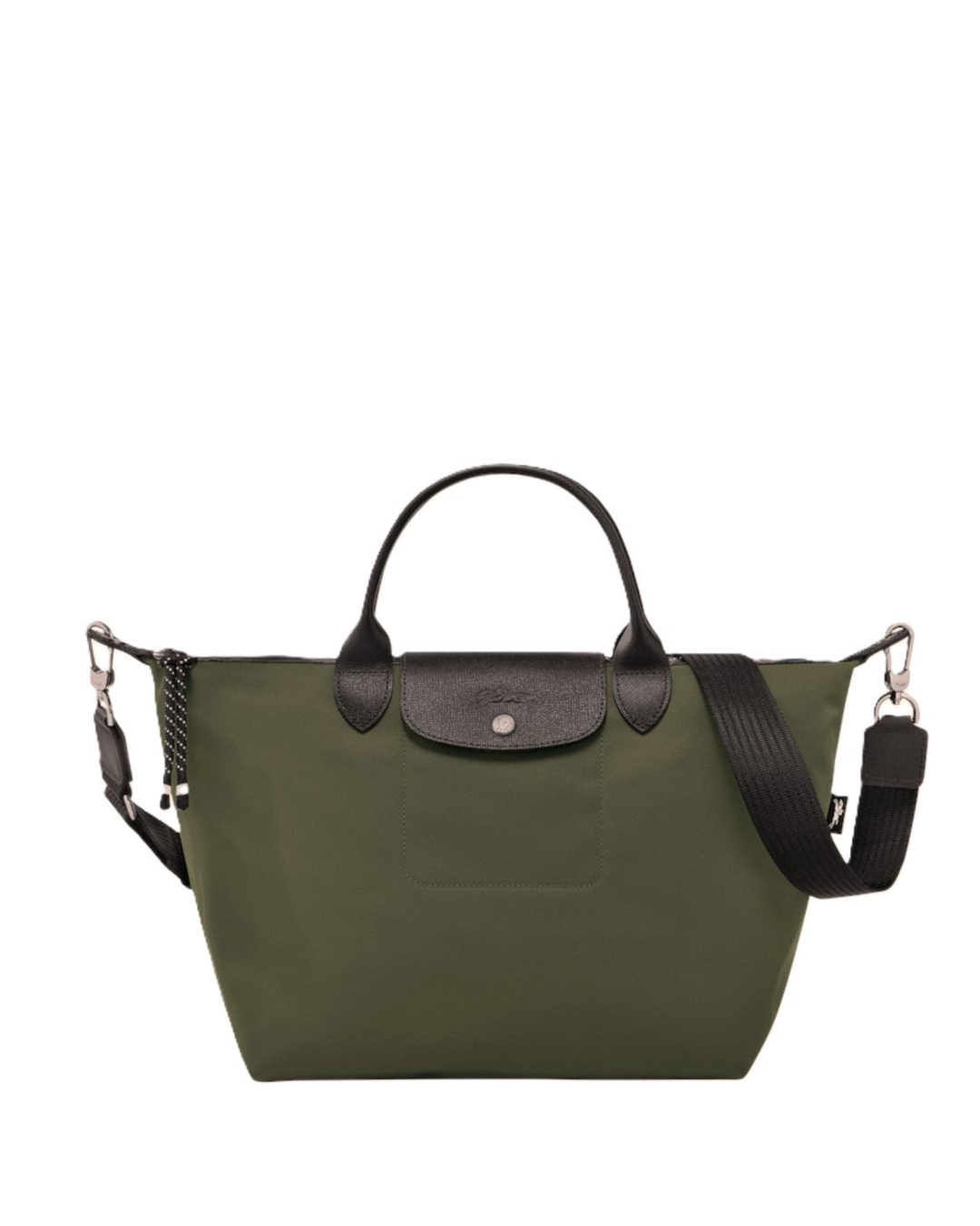 ongchamp Le Pliage Energy L Top Handle Crossbody Bag Khaki Olive Green front view