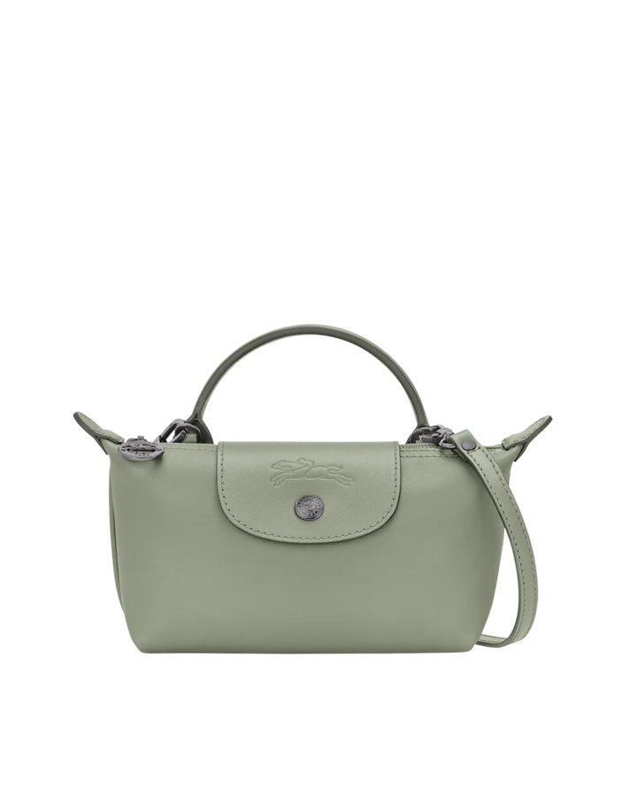 Longchamp Mini Leather Bag Tundra — front view