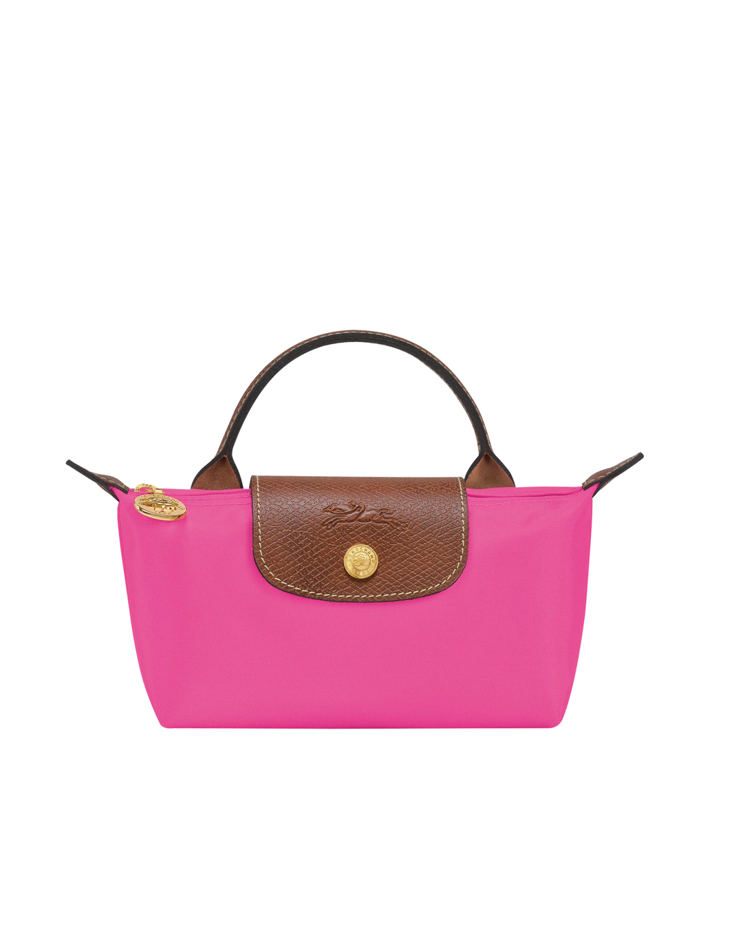 Longchamp Le Pliage XS Handbag Marshmallow Cyclamen Pink Front View