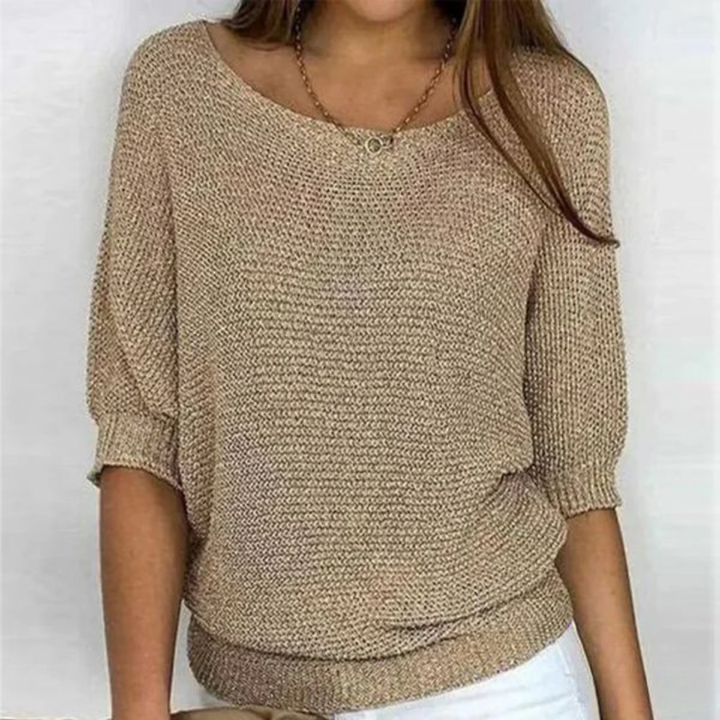 Abigail Soft Comfortable Sweater — side view