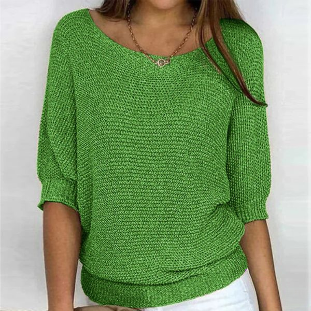 Abigail Soft Comfortable Sweater — close-up view