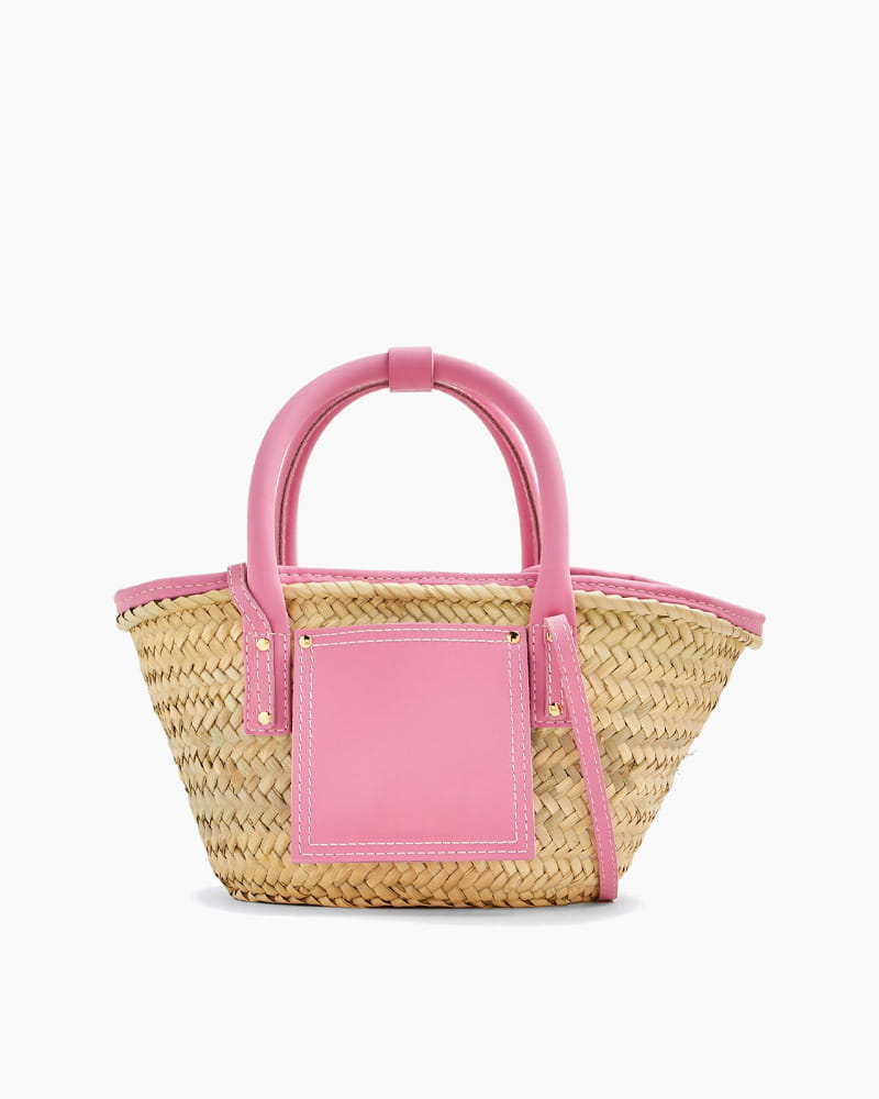 Chic Summer Picnic Woven Top Handle Bag
