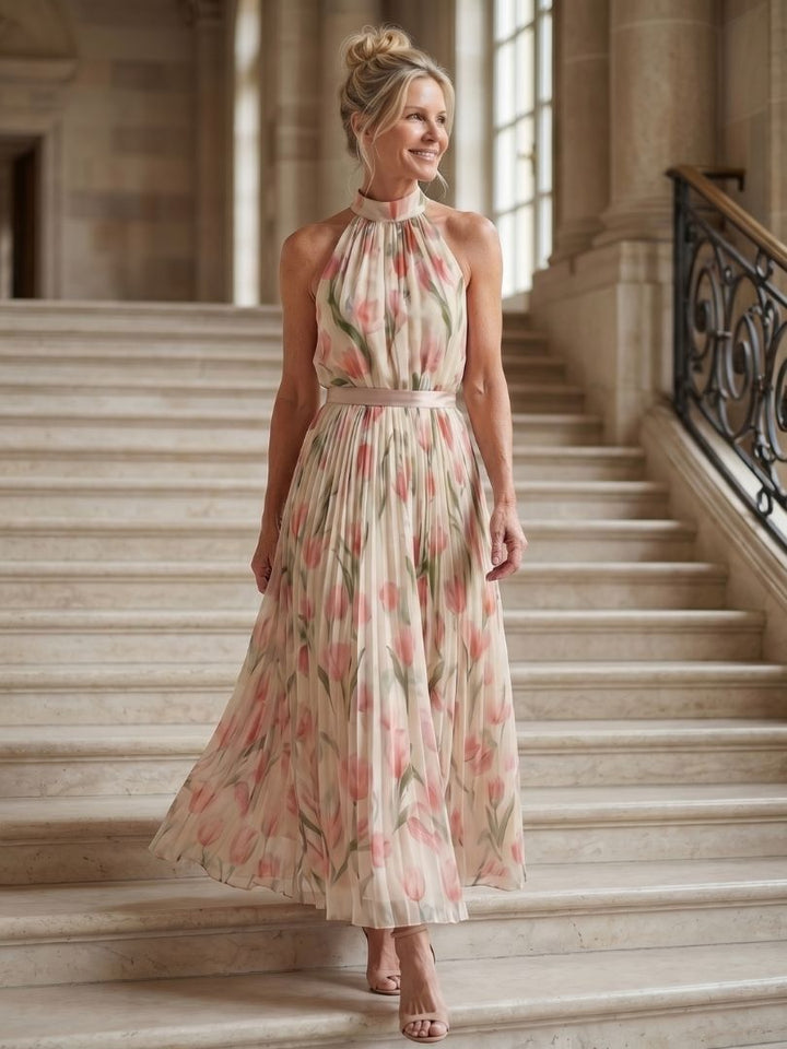 Aurelle Midi Dress — lifestyle shot