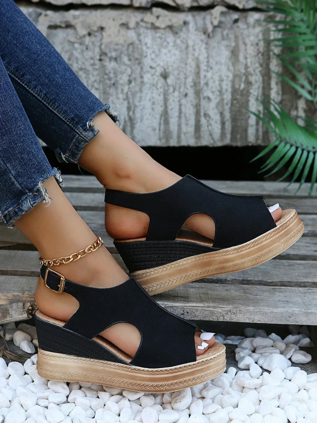 Peyton Orthopedic Sandals — side view