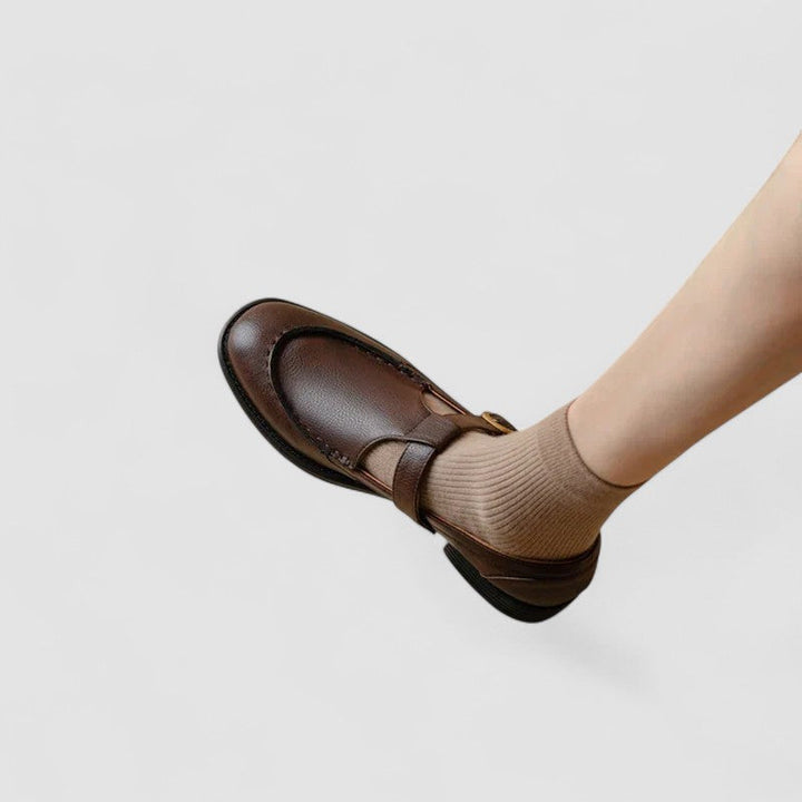 Avery Square Toe Mary Jane — back view