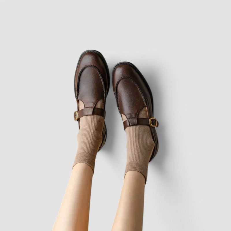 Avery Square Toe Mary Jane — pair view