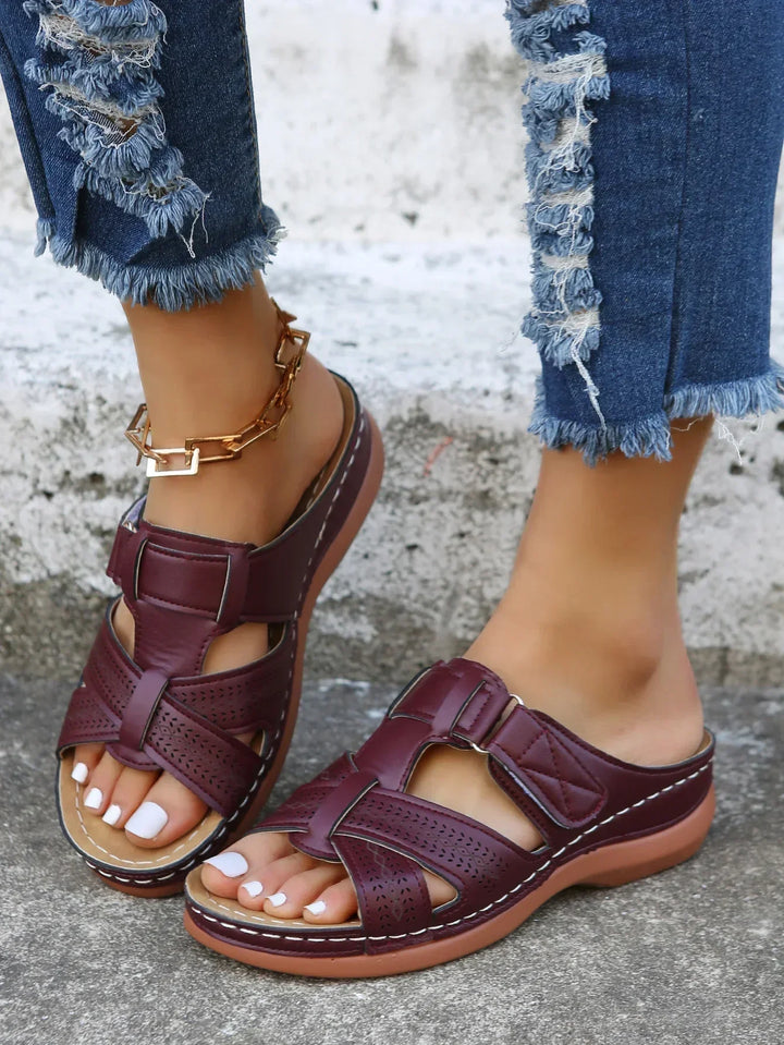 Aria Orthopedic Wedge Sandals — product view