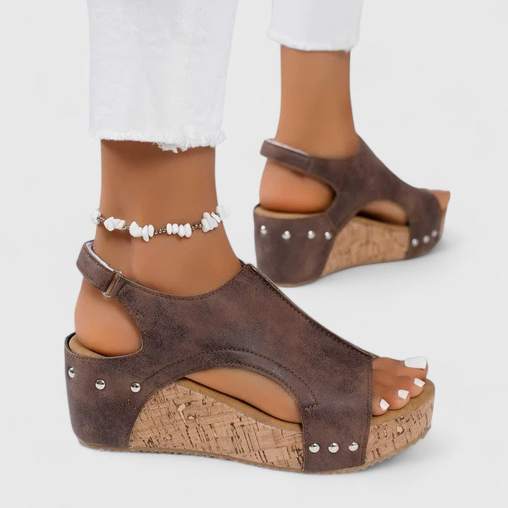 Jolyna Orthopedic Sandals — back view