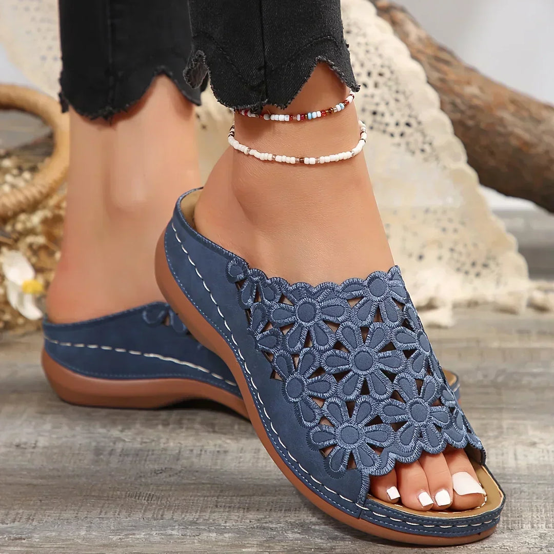 Ella Orthopedic Sandals — back view