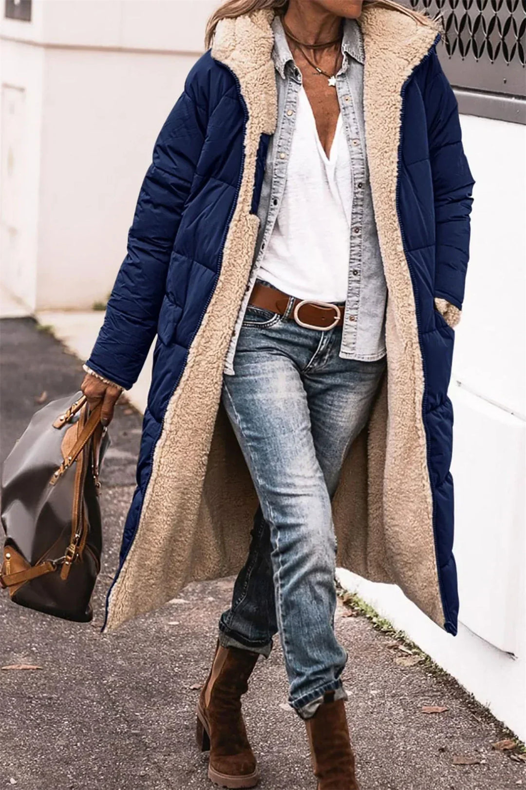 Maria | Reversable Quilted Coat