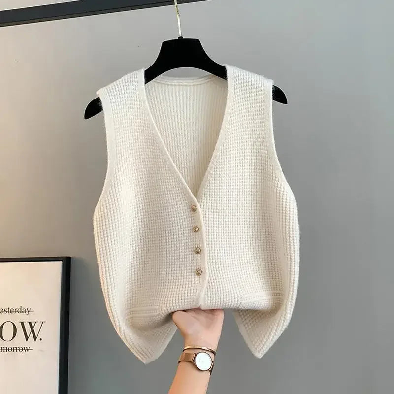 Alyssa Stylish Warm Vest — front view