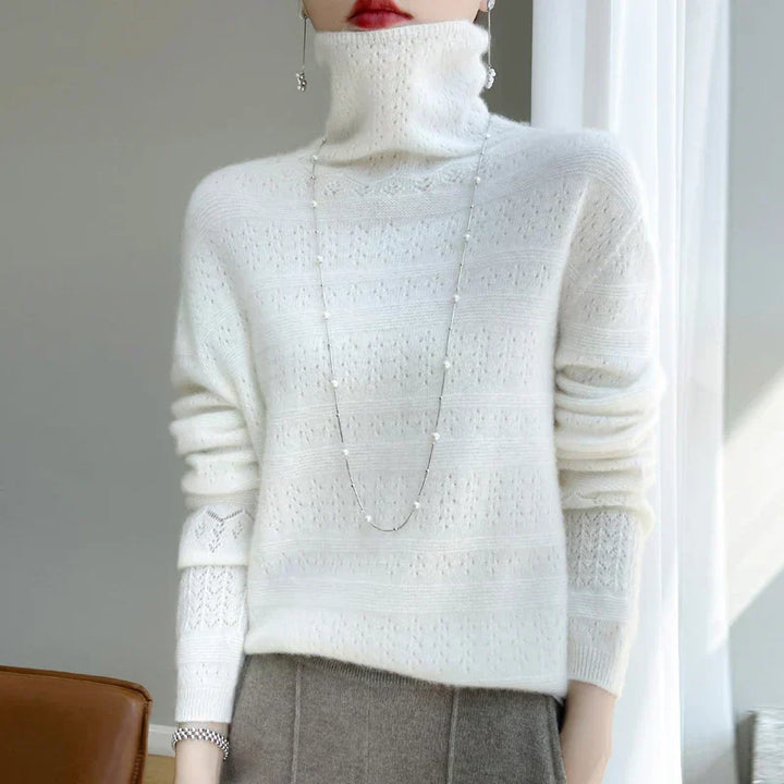 Aria Soft Premium Turtleneck Sweater — product view