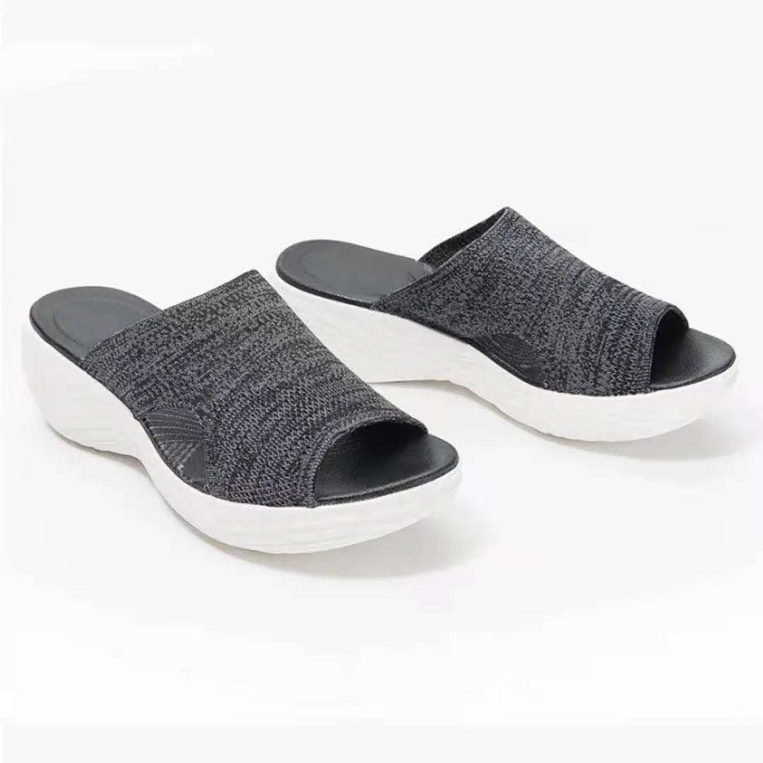 Riley Orthopedic Sandals — lifestyle view