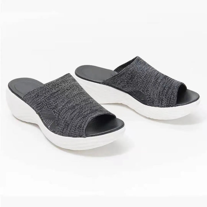 Riley Orthopedic Sandals — lifestyle view