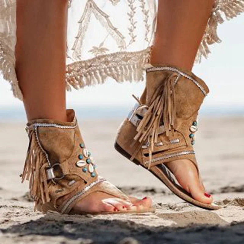Victoria Boho Orthopedic Sandals — side view