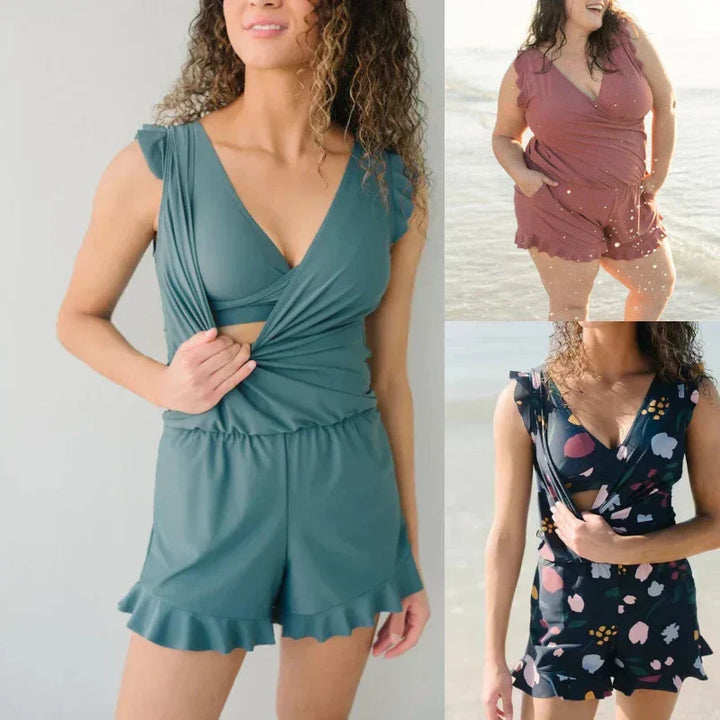 Olivia Tummy Control Swimsuit — side view