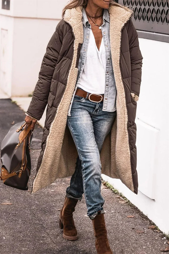 Maria | Reversable Quilted Coat