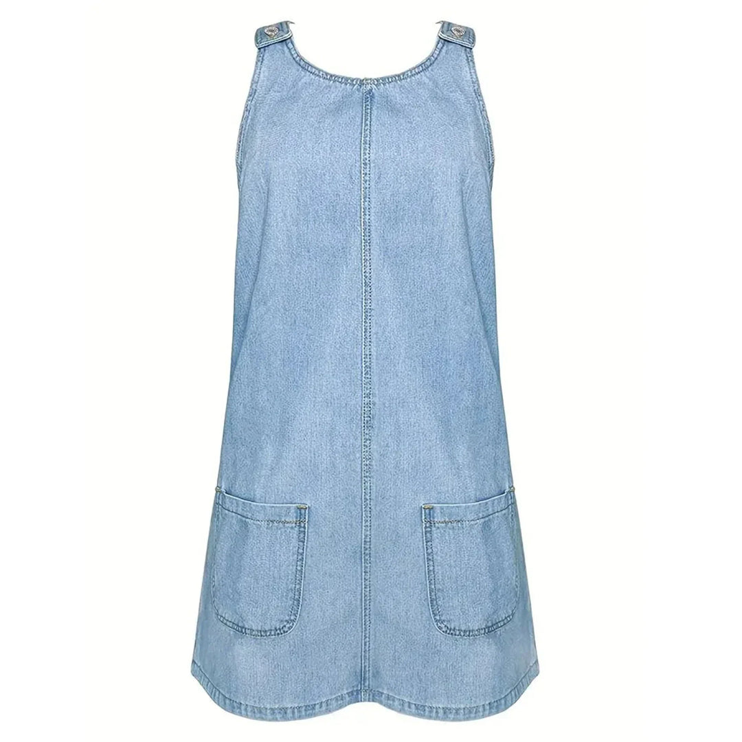 Saylor Denim Dress — detail view