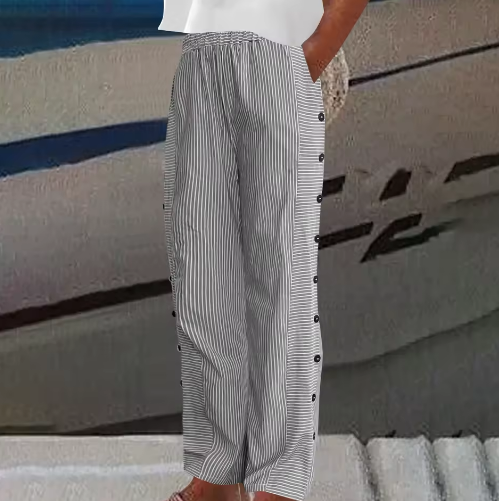 Rea Striped Pants — detail view